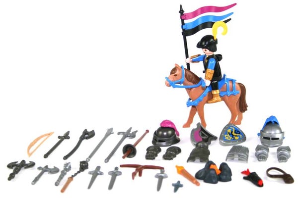 Playmobil Inhoud opbergkoffer ridders 4177