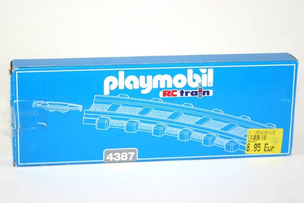 Playmobil 2 stuks gebogen rails 4387