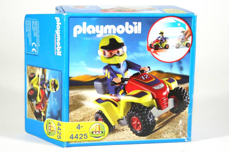 PLAYMOBIL 4427 Quad Giallo E Nero A Frizione – Rally Deserto/Foresta