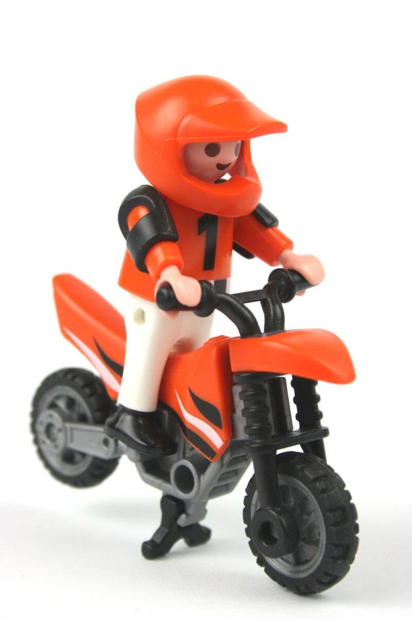 Playmobil Motorcross kindje 4698