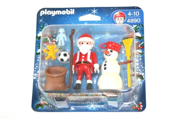 Playmobil Kerstman met sneeuwpop Nieuw
