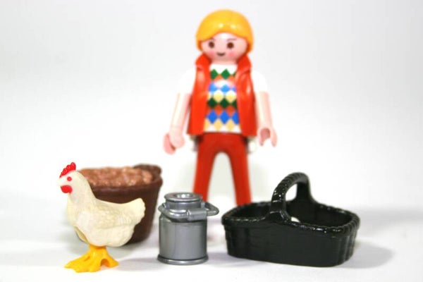 Playmobil Boerin met kip 4908