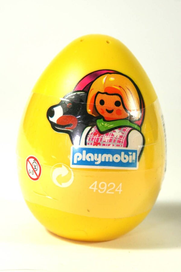 Playmobil Paasei geel Dame met hond 4924 Nieuw