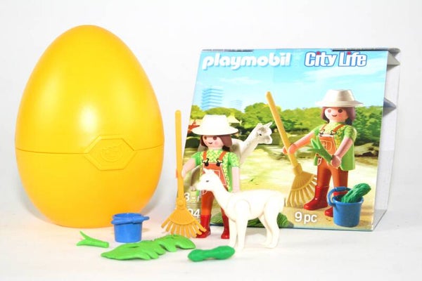 Playmobil Paasei Alpaca met verzorgster 4944