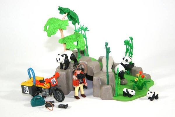 Playmobil Pandafamilie in bamboebos WWF 5272 / 5414