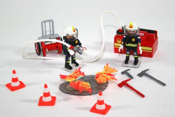 Playmobil Brandweermannen met blusmateriaal 5397