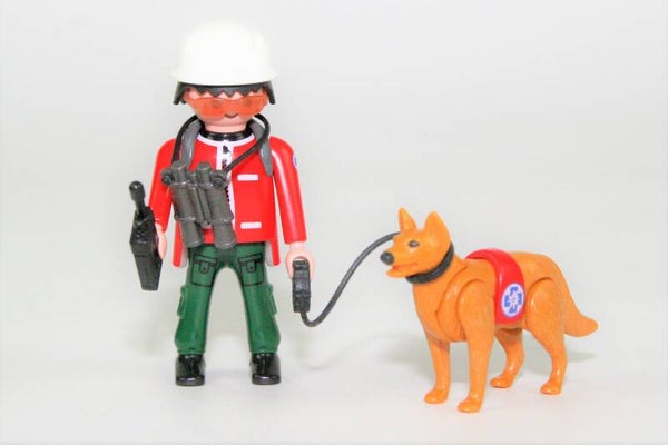 Playmobil Reddingswerker met hond 5431