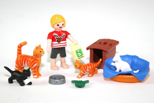 Playmobil Jongen met poezen 5535