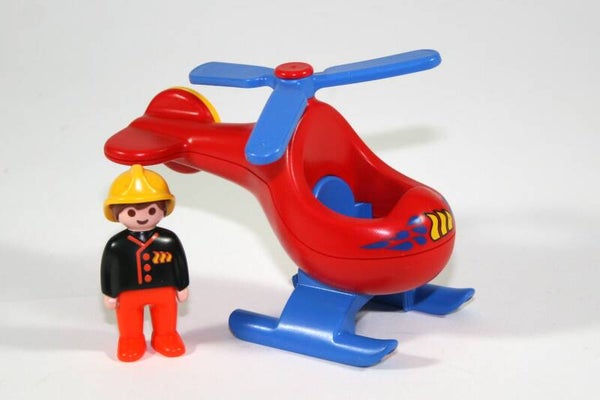 Playmobil 1-2-3 Brandweerhelikopter 6789