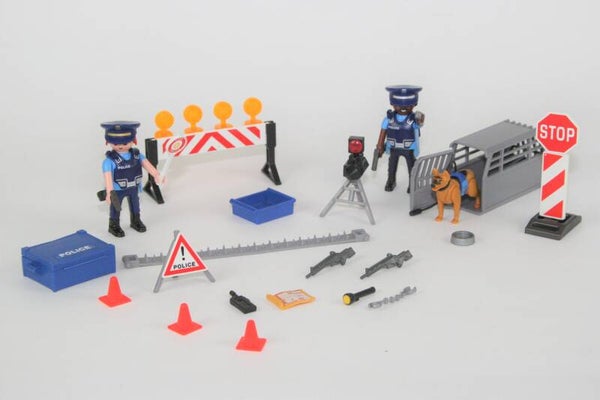 Playmobil Politie wegversperring met spijkermat 6924