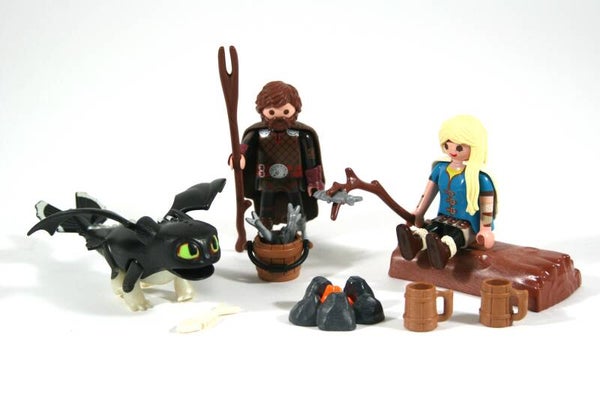 Playmobil Astrid en Hikkie met babydraak 70040