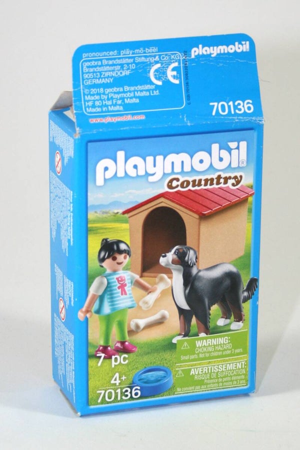 Playmobil Meisje bij het hondenhok 70136