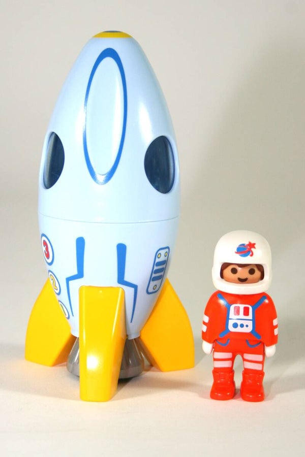 Playmobil 1-2-3 Raket en astronaut 70186