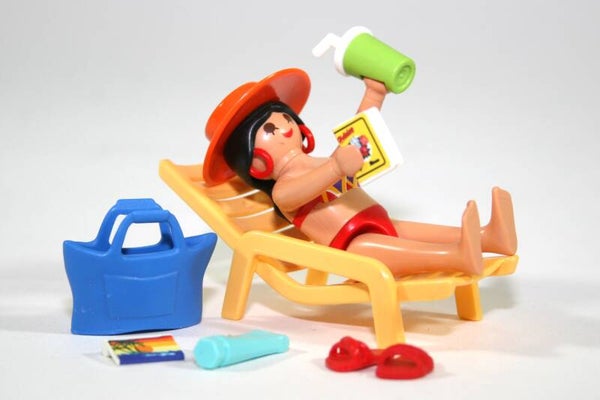 Playmobil Dame op de strandstoel 70300
