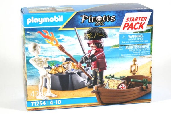 Playmobil Starter-pack Piraat met roeiboot 71254 Nieuw