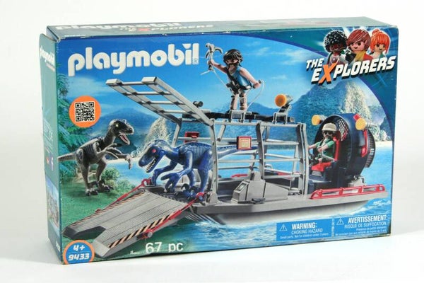 Playmobil Hovercraft met dino's 9433