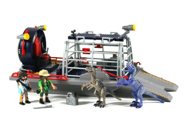Playmobil Hovercraft met dinokooi 9433