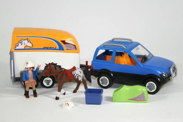 Playmobil Jeep met paardentrailer