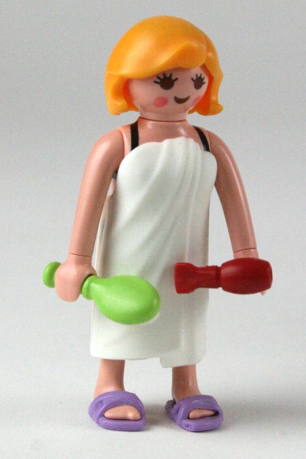 Playmobil Dame in handdoek k 5158 g serie 2