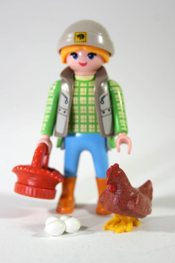 Playmobil Boerin met kip k 70639 x serie 23