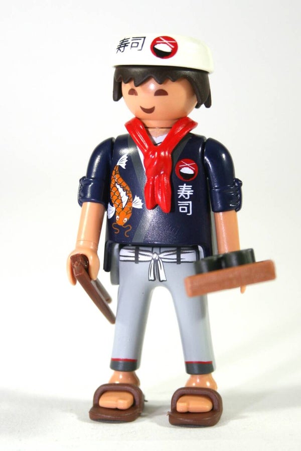 Playmobil Sushi chef k 71455 c serie 25