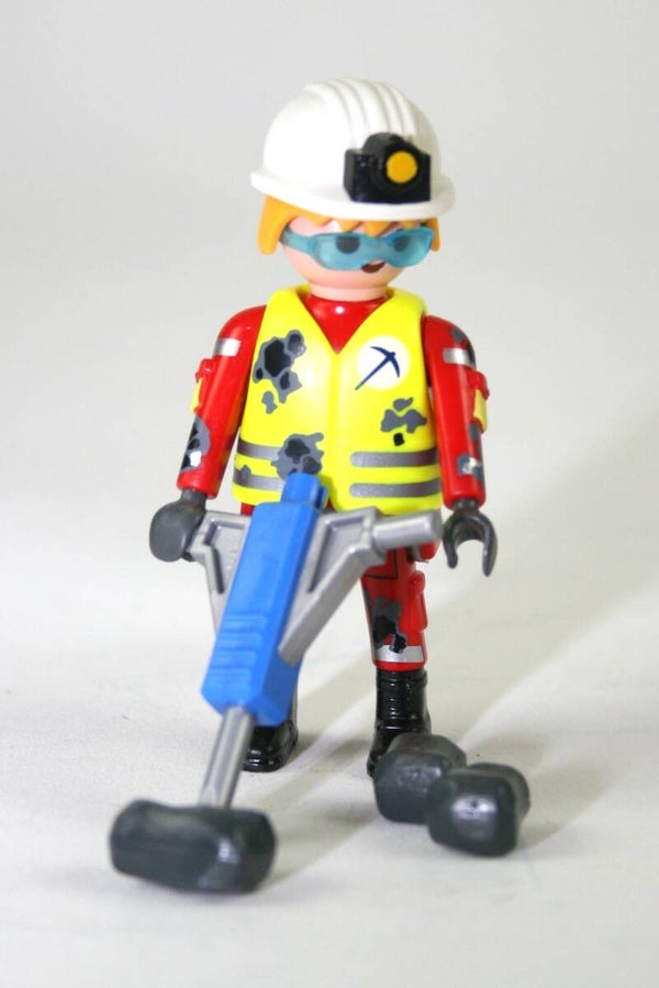 Playmobil Wegwerker met drilboor k 71605 f serie 26