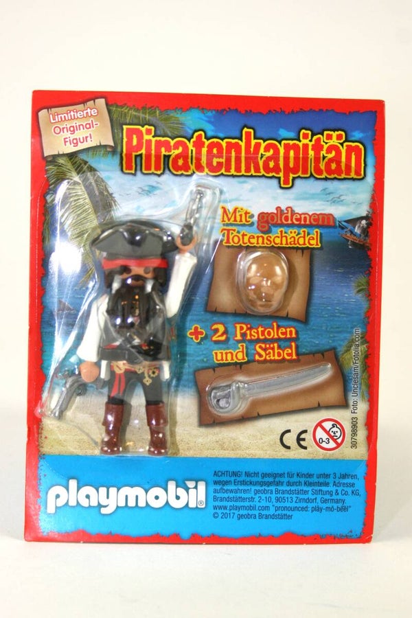 Playmobil Kapitein met gouden schedel Nieuw