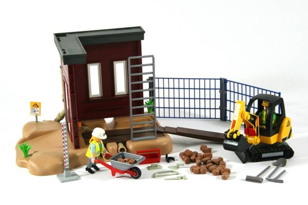 Playmobil Minigraver met bouwplaats