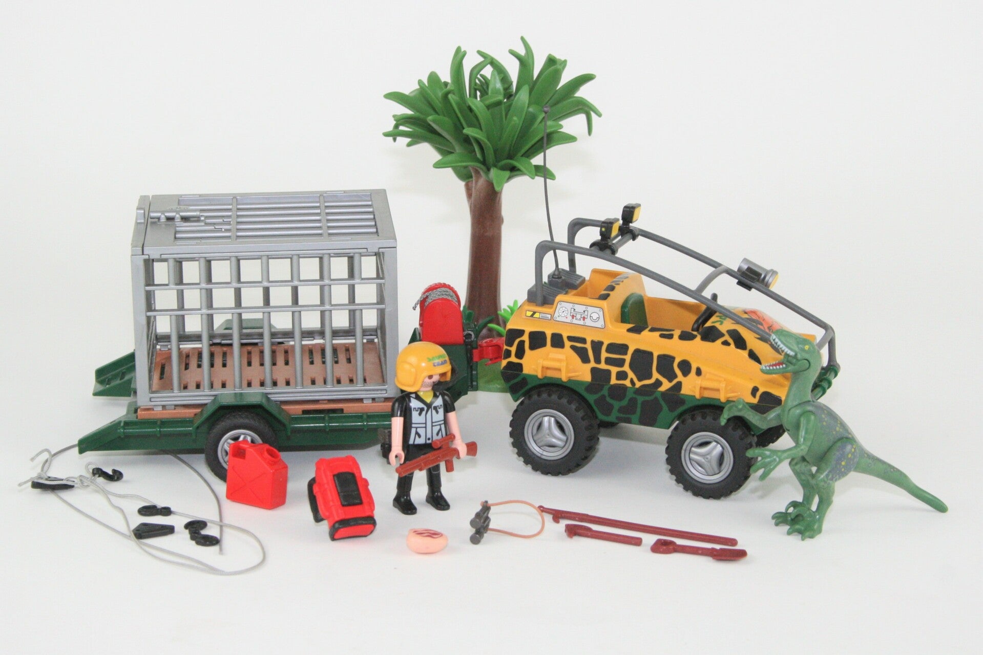 Playmobil Véhicule Amphibie 4175 Avec Dinosaure - Jeu D'occasion - Univers Playmobil