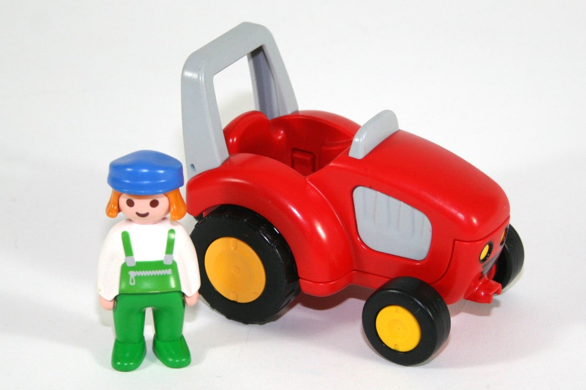 Set Da Gioco Playmobil Country Trattore Con Rimorchio Multicolore [9317