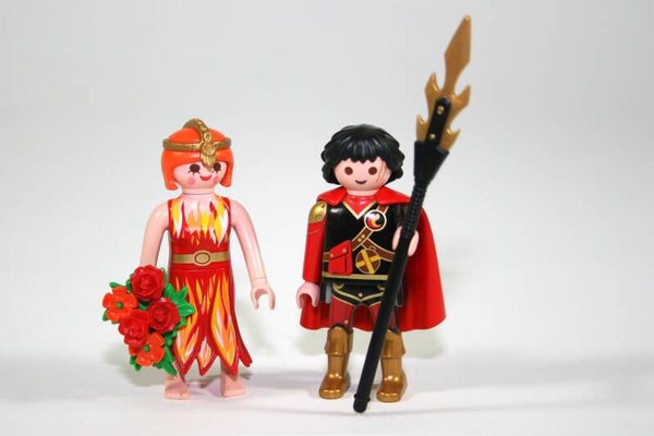 Playmobil Vuurkoning en koningin