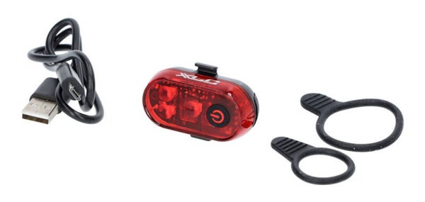 Achterlicht XLC Altair Plus CL-R26+ Led Zwart met remlicht functie