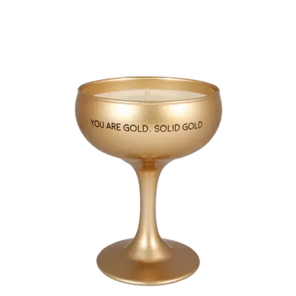 Champagneglas You Are Gold. Solid Gold