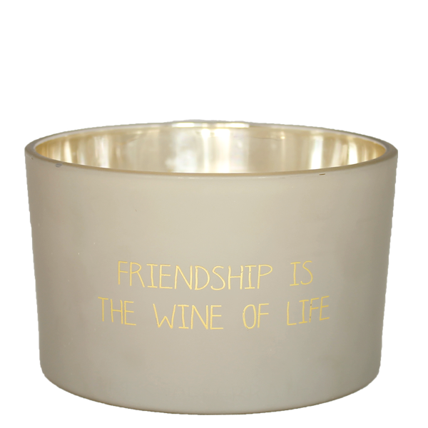 FRIENDSHIP IS THE WINE OF LIFE - MAT