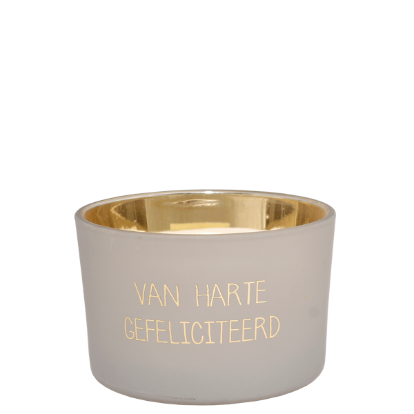 VAN HARTE GEFELICITEERD