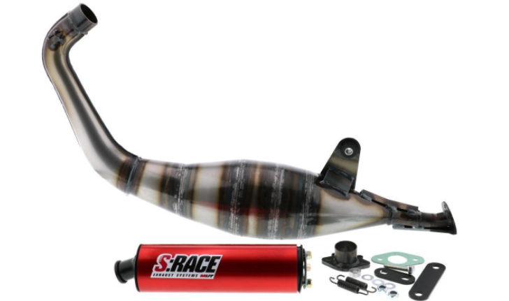Exhaust MVT S-Race 70-80cc Derbi D50B0