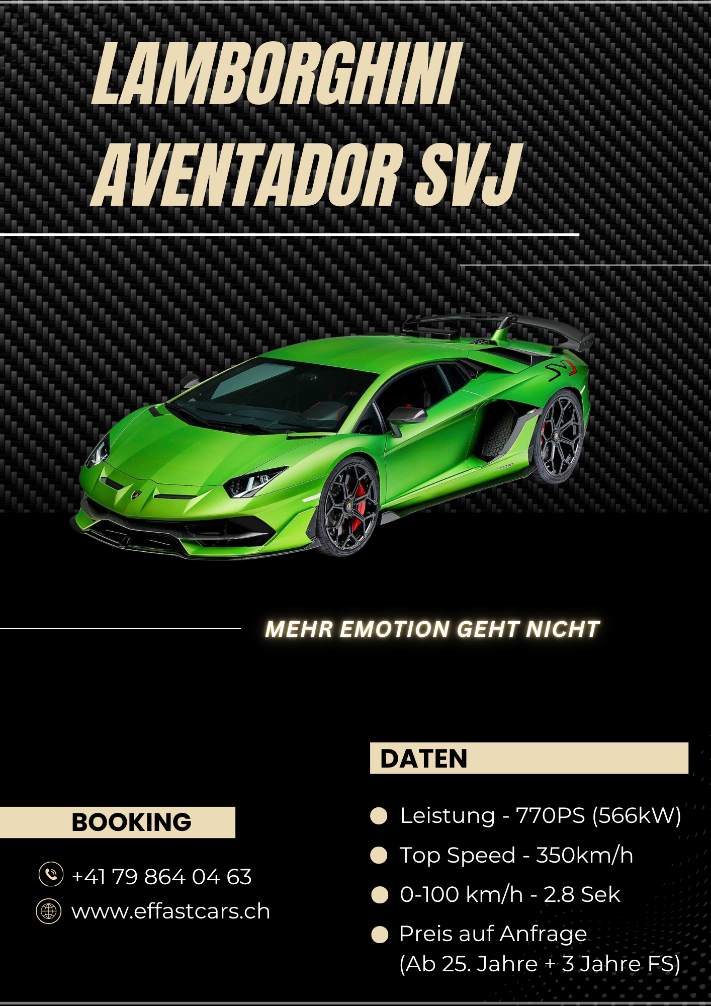 LAMBORGHINI AVENTADOR SVJ