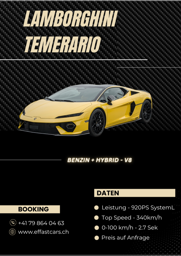LAMBORGHINI TEMERARIO