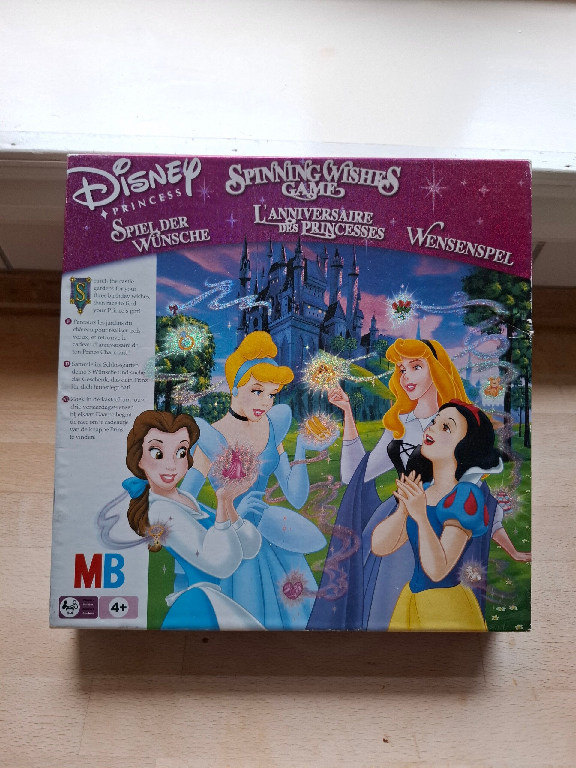 3#3158 Bordspel Disney wishes spinning game