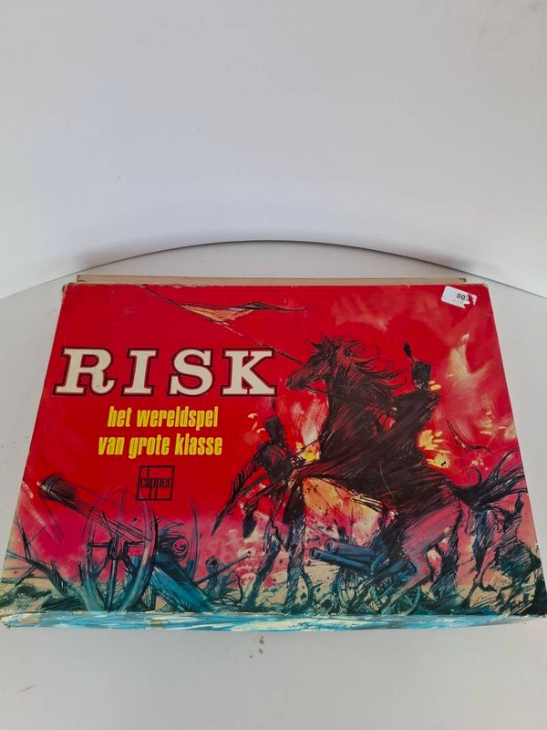 3172  Vintage Bordspel Risk Clipper, Extra Grote rode doos