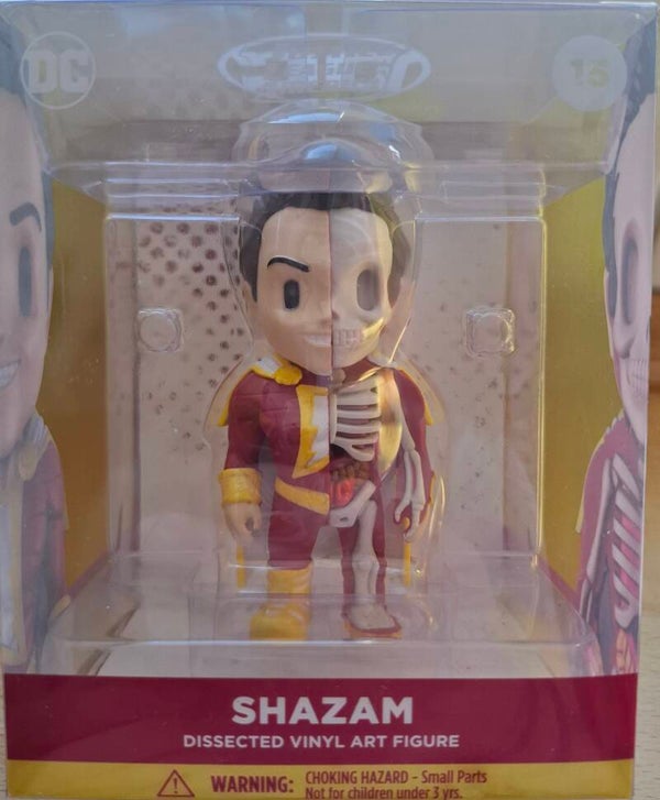 3#DN119 Shazam dissected vinyl art figure. Action
