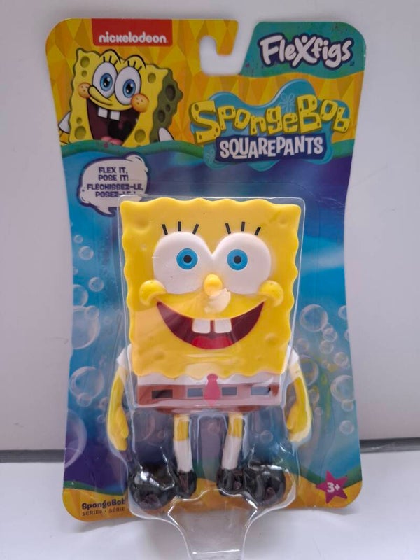 3#DN132 Spongebob FlexFigs