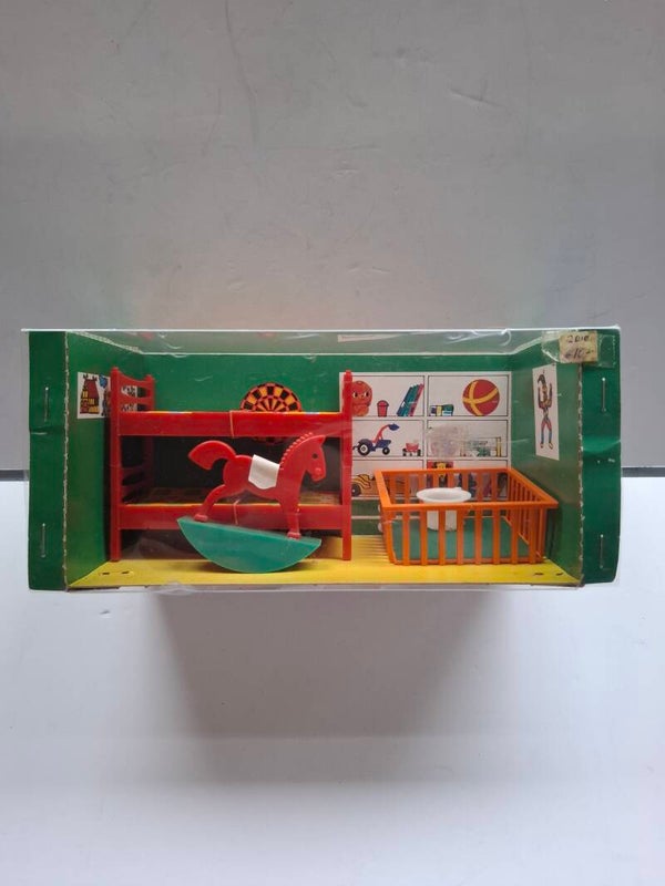 2#3323 Moddella poppenhuismeubels slaapkamer