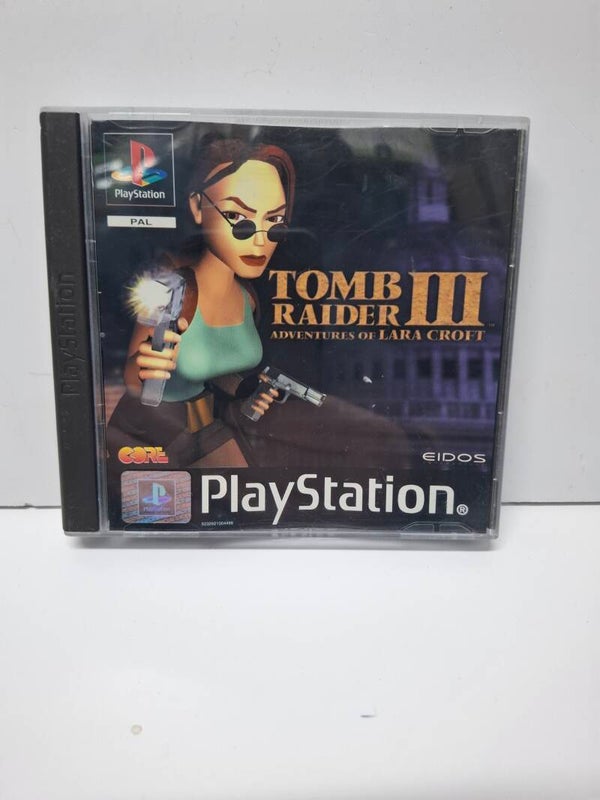4#2860 Playstation 1 game Lara Croft Tomb Raider