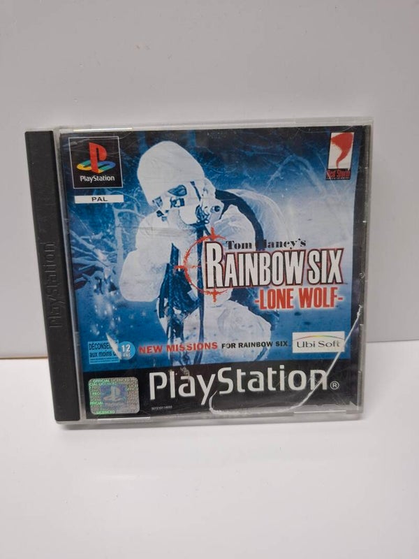 4#2875 Playstation 1 game Tom Clancy's rainbow six
