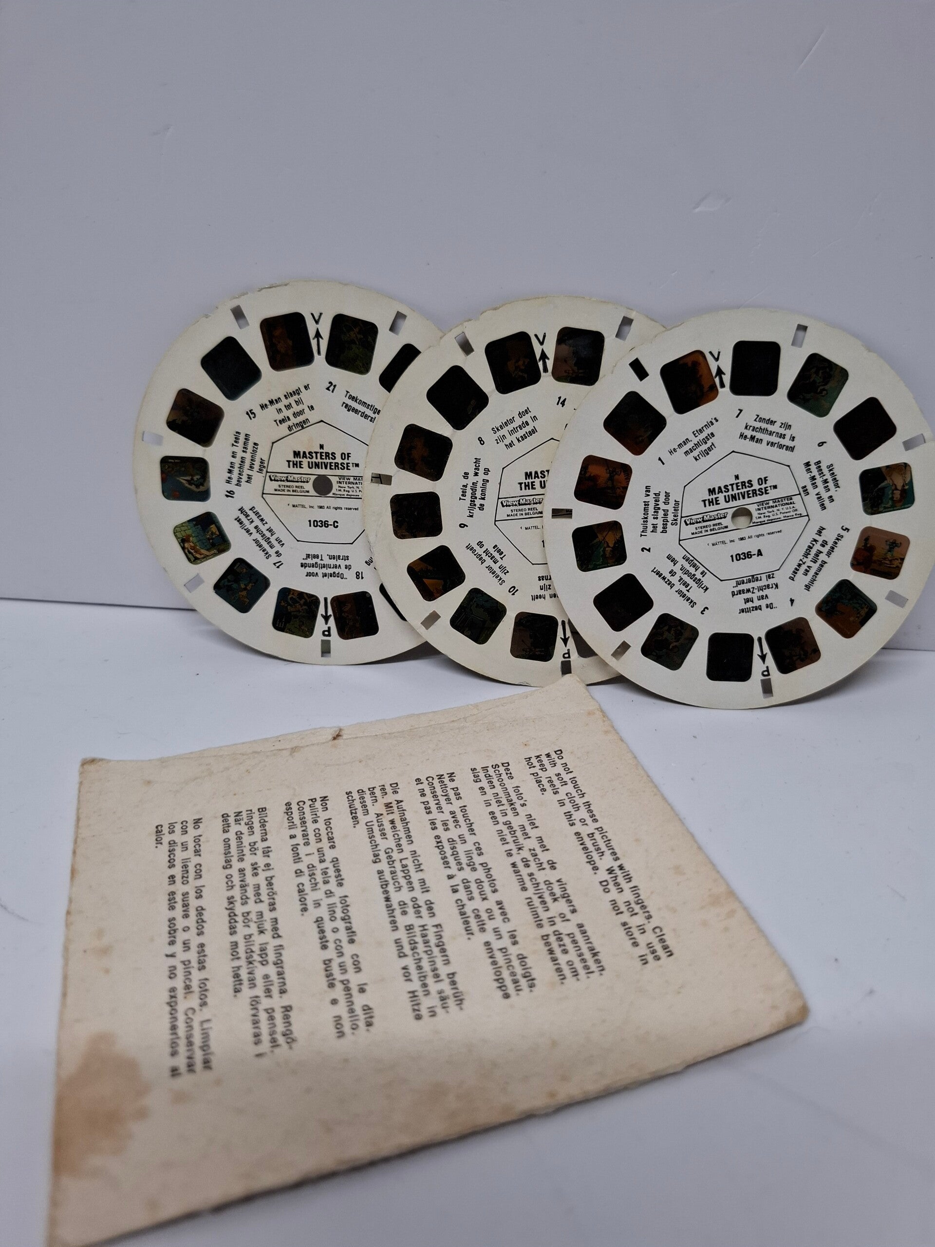 2#3039Viewmaster schijven He-man