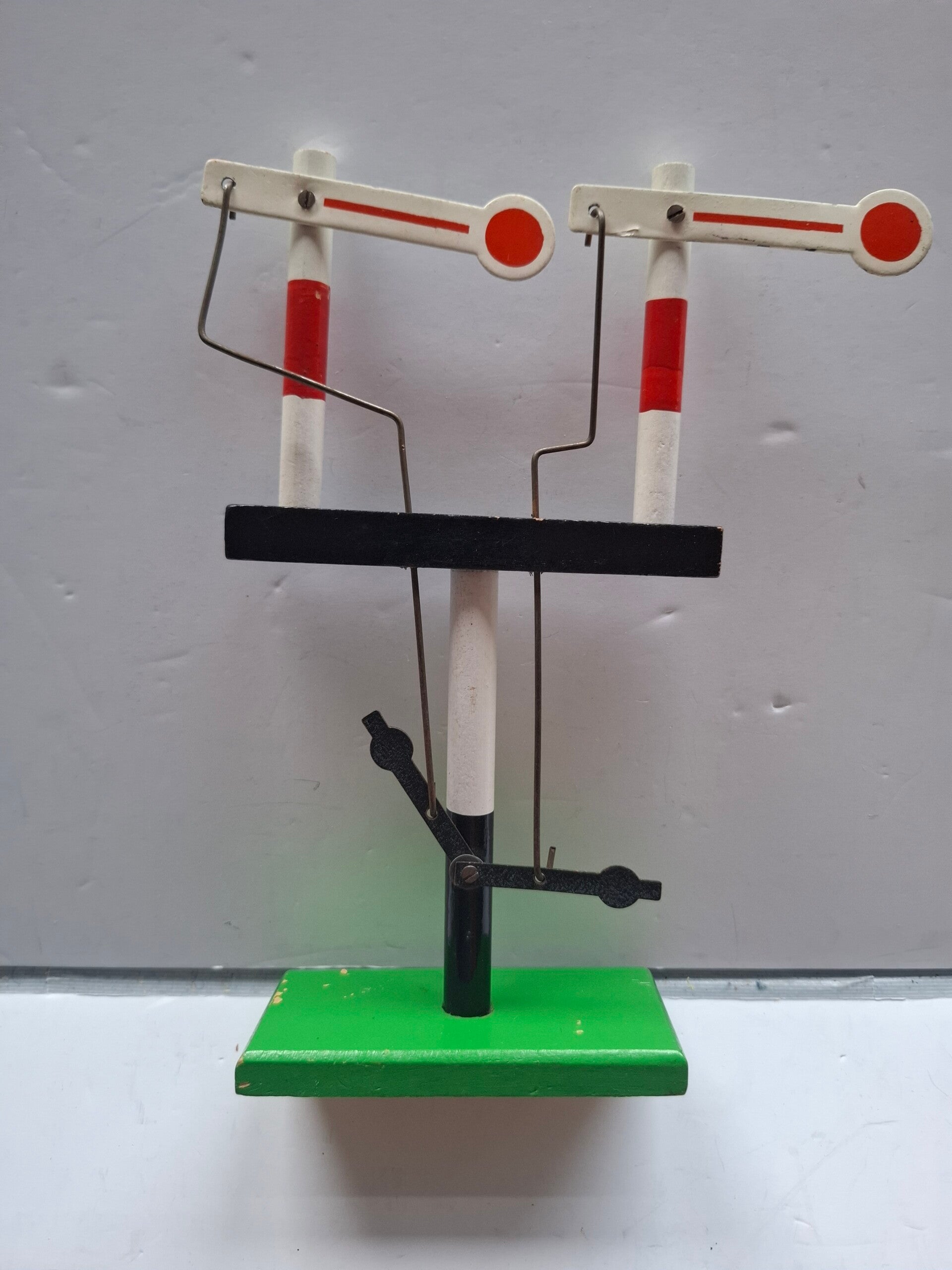 1#3503 Seinpaal, dubbel hout en blik