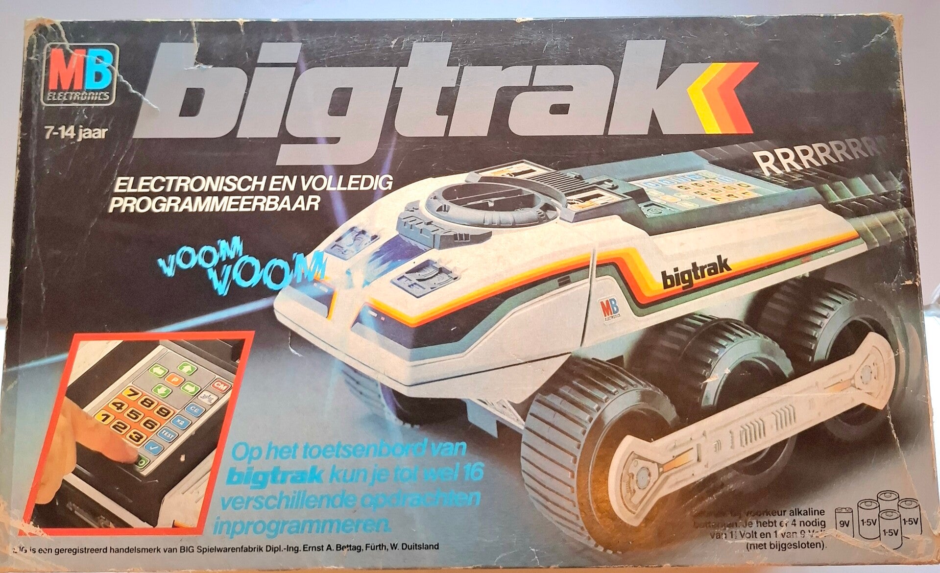 2#3526 MB Big Trak met aanhanger
