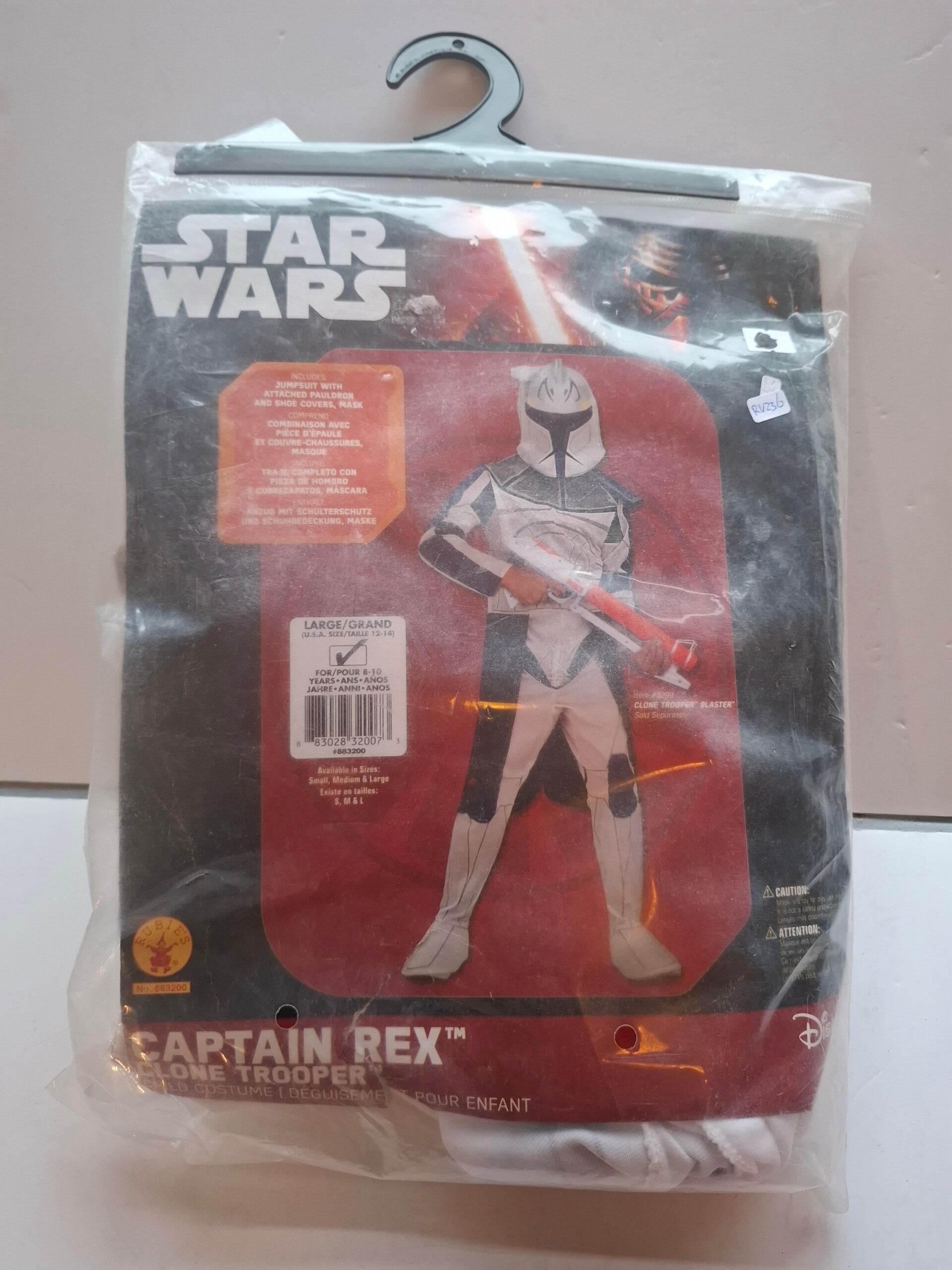 RV236 Verkleedkostuum Captain Rex clone trooper Star Wars
