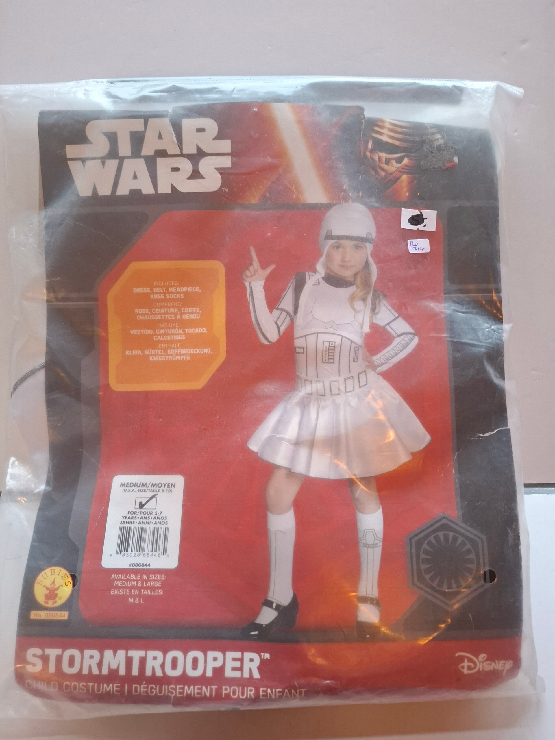 RV214 Verkleedkostuum Stormtrooper Star Wars
